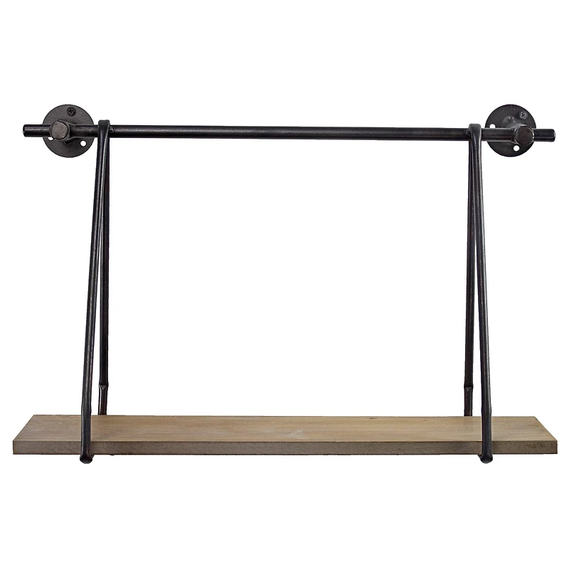 Rustic Hanging Wall Shelves Set