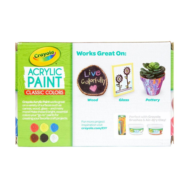 Crayola® Acrylic Paint, 6ct.