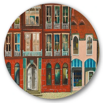 Designart - Red Facade of Shop In Paris I