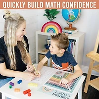 Hadley Designs 11" x 17" Boho Math Multiplication and Division Elementary Laminated Posters Set