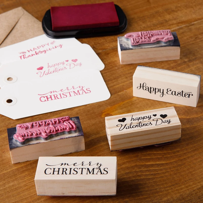 Holidays Wood Stamp Set by Recollections™