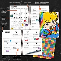 2026 Rainbow Brite Medium Weekly Monthly Planner