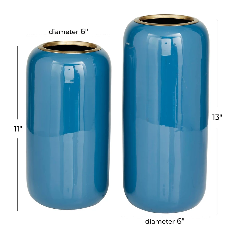 The Novogratz Metal Vase Set