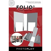 Photoplay™ White 4.5" x 8.5" Folio