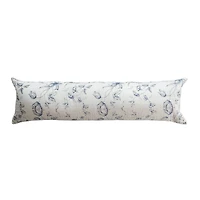 Hello Honey® 36" Blue & White Lumbar Accent Pillow