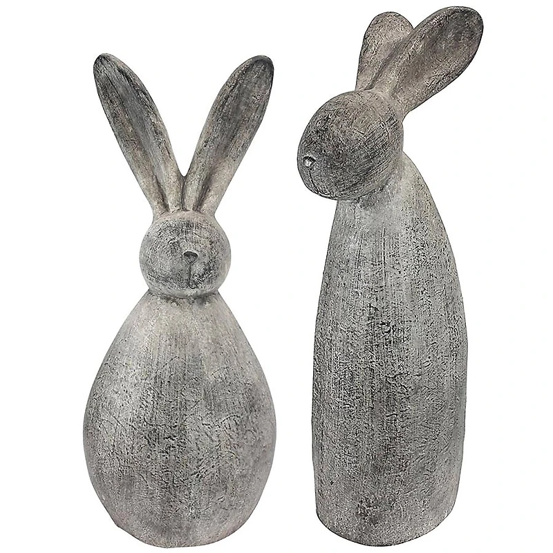 Design Toscano Big Burly Bunnies Rabbit Statue Set