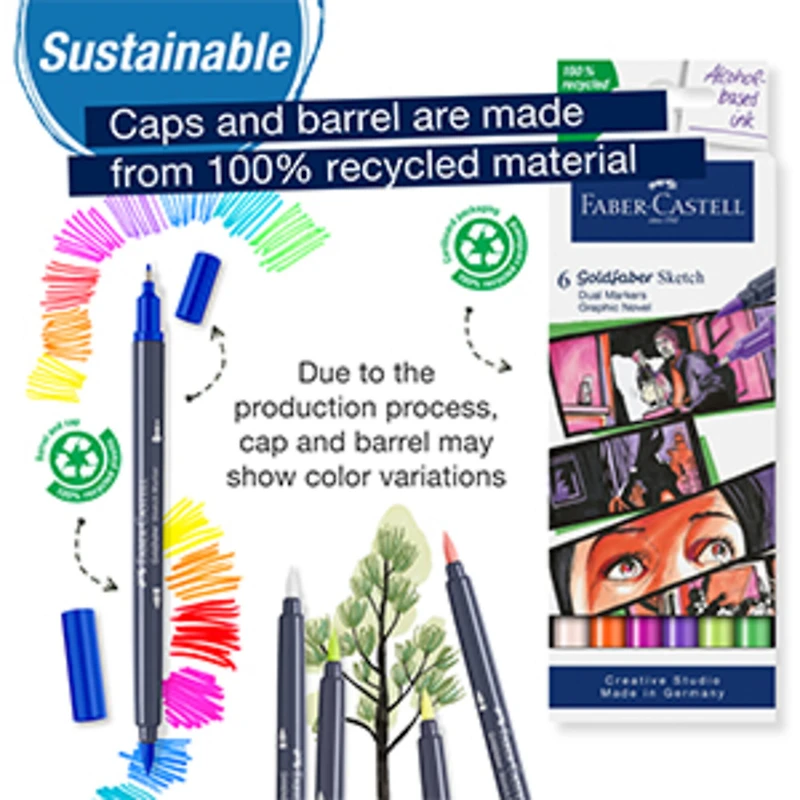 Faber-Castell® Graphic Novel Goldfaber Sketch Markers