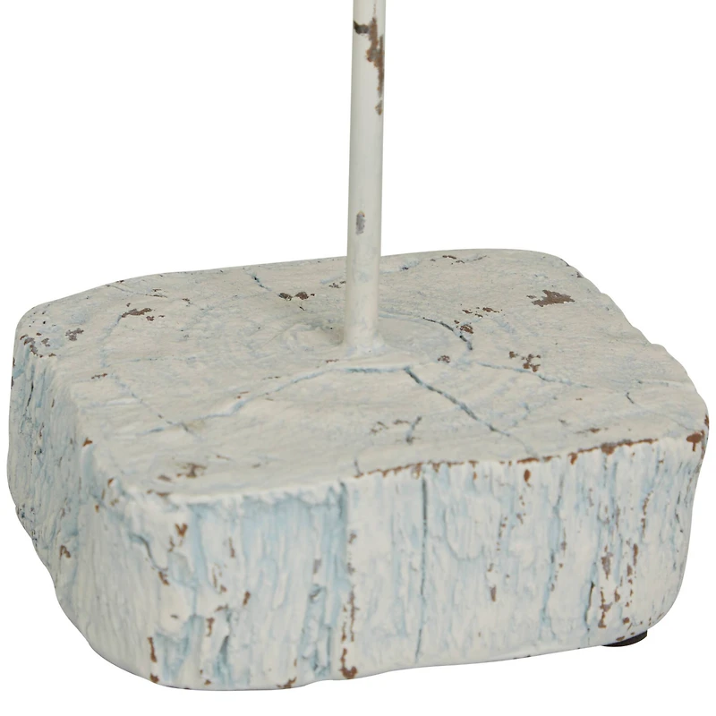 White Polystone Bird Sculpture Set