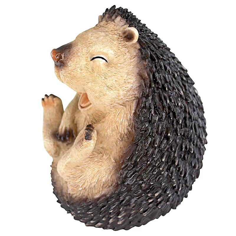 Design Toscano 5" Small Roly-Poly Laughing Hedgehog Statue