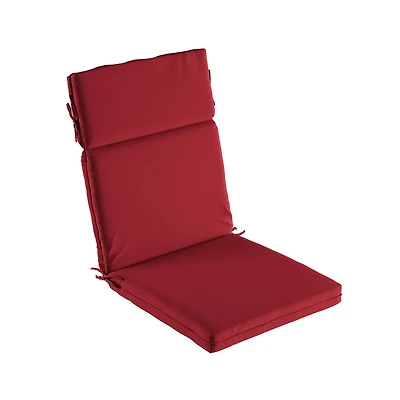 Hastings Home Red High Back Patio Chair Cushion