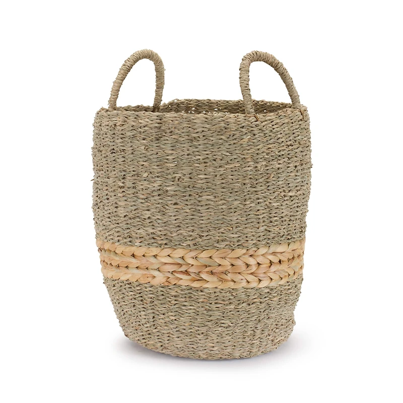 Seagrass Basket Set, 13" & 14.75"