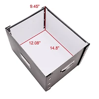 Snap-N-Store Black Legal Letter File Box