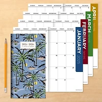 TF Publishing 2025 - 2026 Aloha Palms Small Monthly Pocket Planner