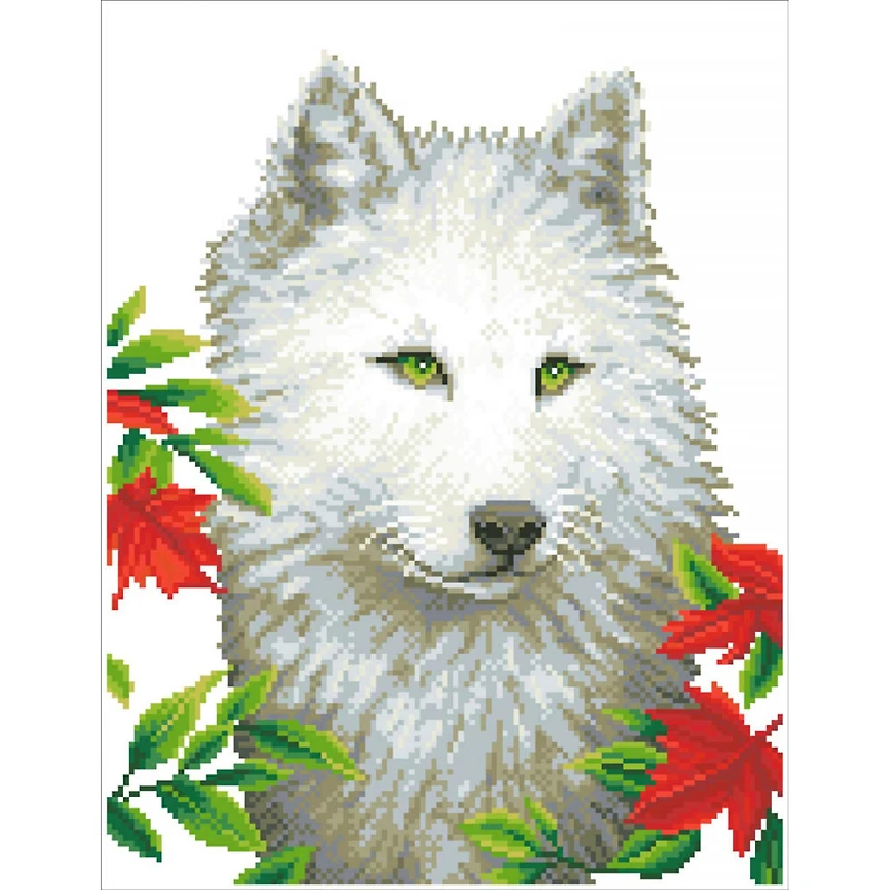 Diamond Dotz® White Wolf Diamond Painting Kit