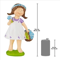 Design Toscano 15" Juliette Springtime Child Garden Statue
