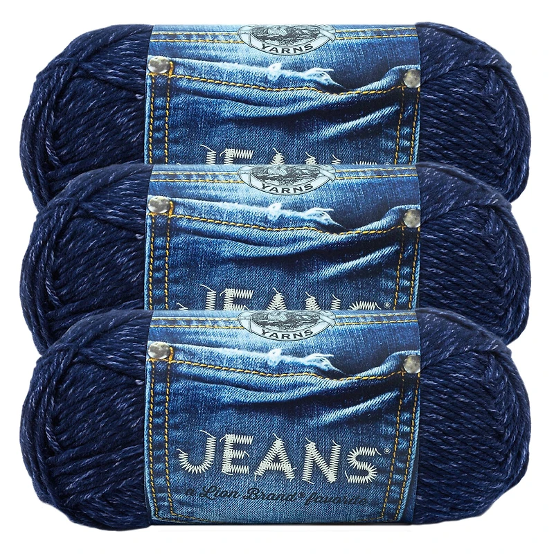 3 Pack Lion Brand® Jeans Yarn