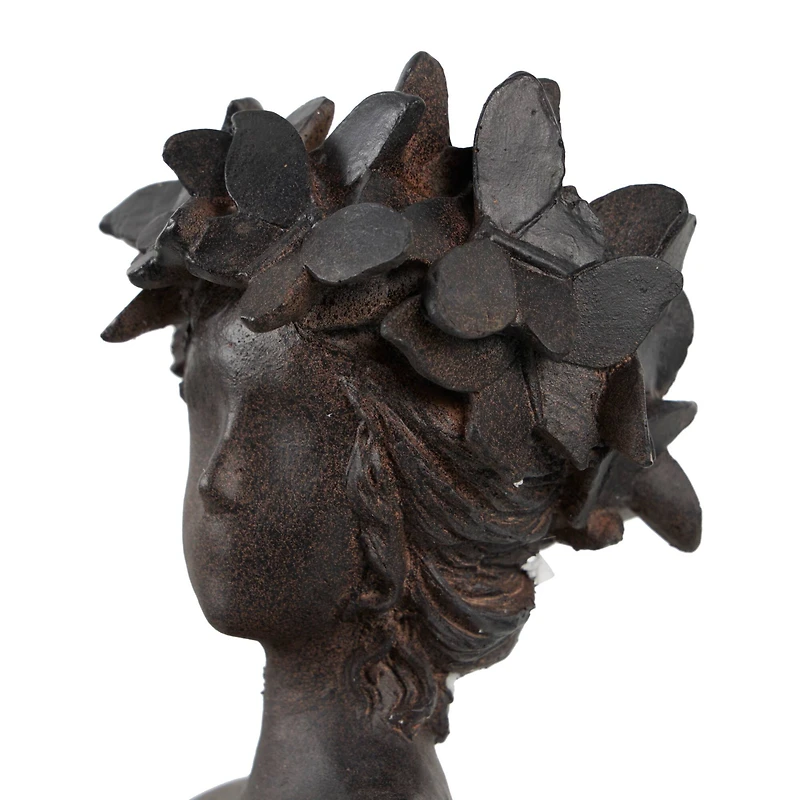 22" Dark Gray Woman Sculpture