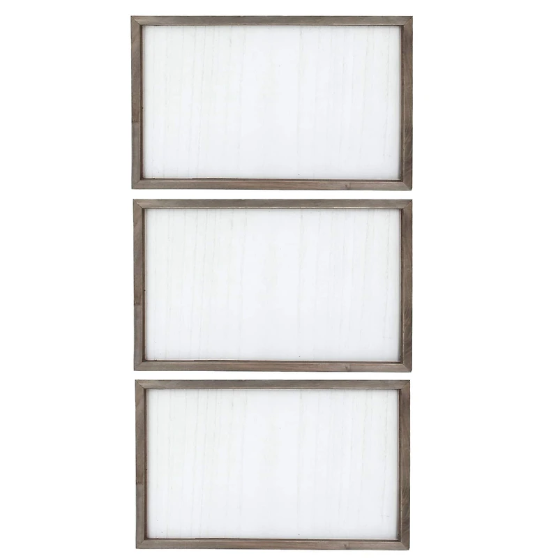 ArtSkills® 19" Large Rustic Framed Wooden Plaque Set