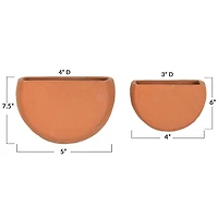 Hello Honey® Stoneware Wall Planters Set