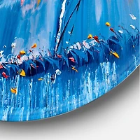 Designart - Colourful Trees Impressionist Landscape III