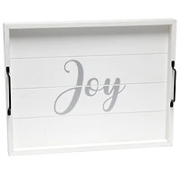 Elegant Designs™ 15.5" Joy Serving Tray with Handles