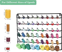 NEX™ 48-Spool Wall-Mounted Sewing Thread Rack