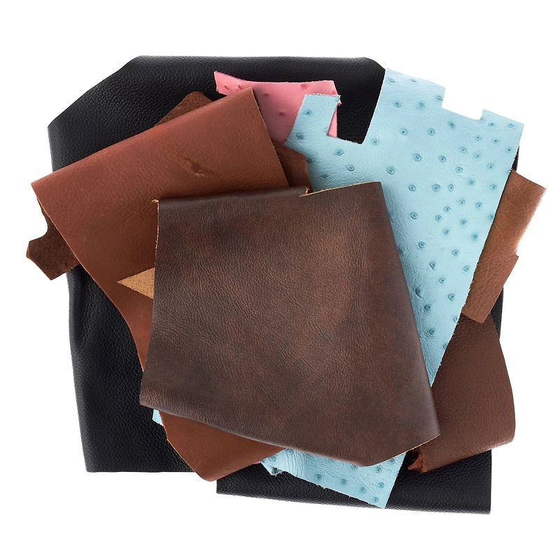 12 Pack: Premium Leather Remnants by ArtMinds™