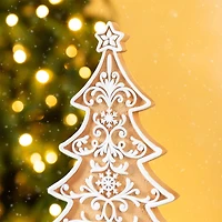 Glitzhome® 14.5" Resin Christmas Tree Table Decor