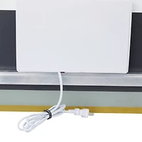 Clear Glass Modern Anti Fog Mirror, 47" x 2" x 30"