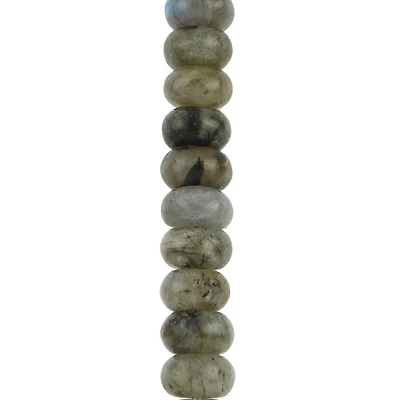 Green Labradorite Rondelle Beads, 8mm by Bead Landing™