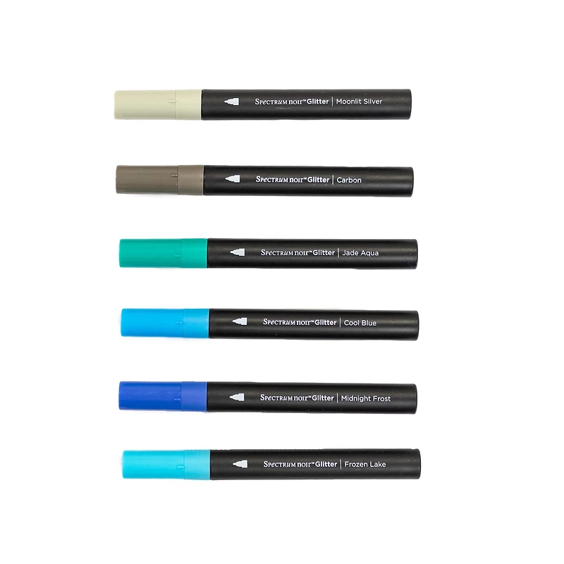 Spectrum Noir™ Cool Elements Glitter Marker Set