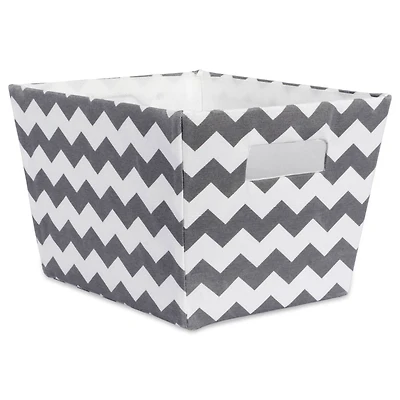 Polyester Chevron Trapezoid Bin