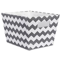 Polyester Chevron Trapezoid Bin