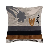 Hello Honey® Bird & Florals Cotton Pillow