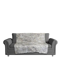 Faded Ornate Sherpa Fleece Blanket