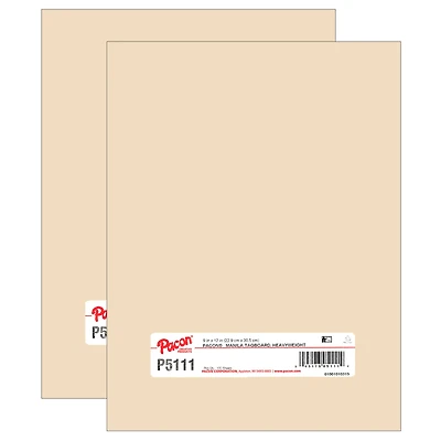 Pacon® Manila Heavyweight Tagboard, 2 Packs of 100