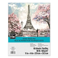 Mixed Media Medium Weight Paper Pad by Artist's Loft™, 11" x 14"
