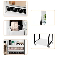 NEX™ 5ft. Pure White Jewelry Armoire on Casters