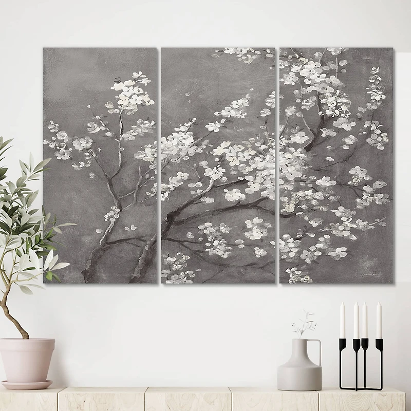 Designart - White Cherry Blossoms I