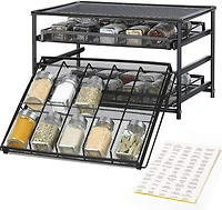 NEX™ 3-Tier 30-Bottle Spice Rack Organizer