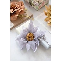 Brown Handmade Paper Camellia Flower Wall Décor