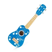 Hape 21" Blue Dot Kid's Wooden Toy Ukulele