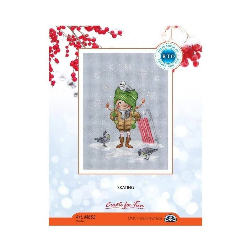 RTO Skating Cross Stitch Kit
