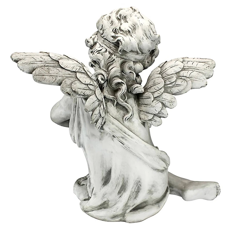 Design Toscano 25" Peaceful Presence Angel Sitter Garden Statue