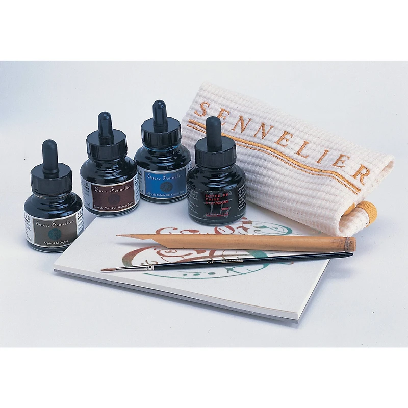 Sennelier Black China Ink, 30mL