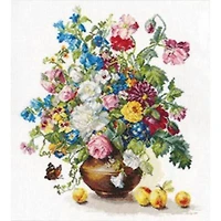 Alisa Poetry Of Flower. Fragrance Of Summer Cross Stitch Kit