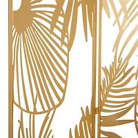 Gold Iron Glam Room Divider Screen, 71" x 48" x 1"