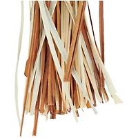 Brown Dried Fan Palm Leaf & Grass Bundle