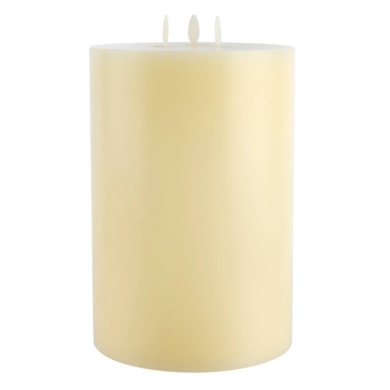 6" x 9" Oscillating Flame LED Pillar Candle by Ashland