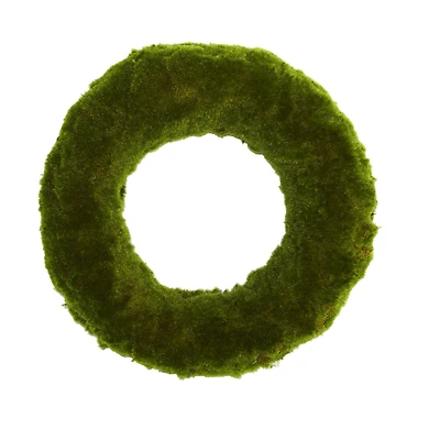 18" Green Moss Wreath
